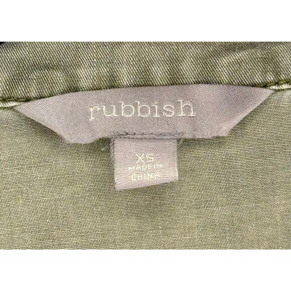 Rubbish - Green Military Style Jacket size XS - Picture 4 of 6